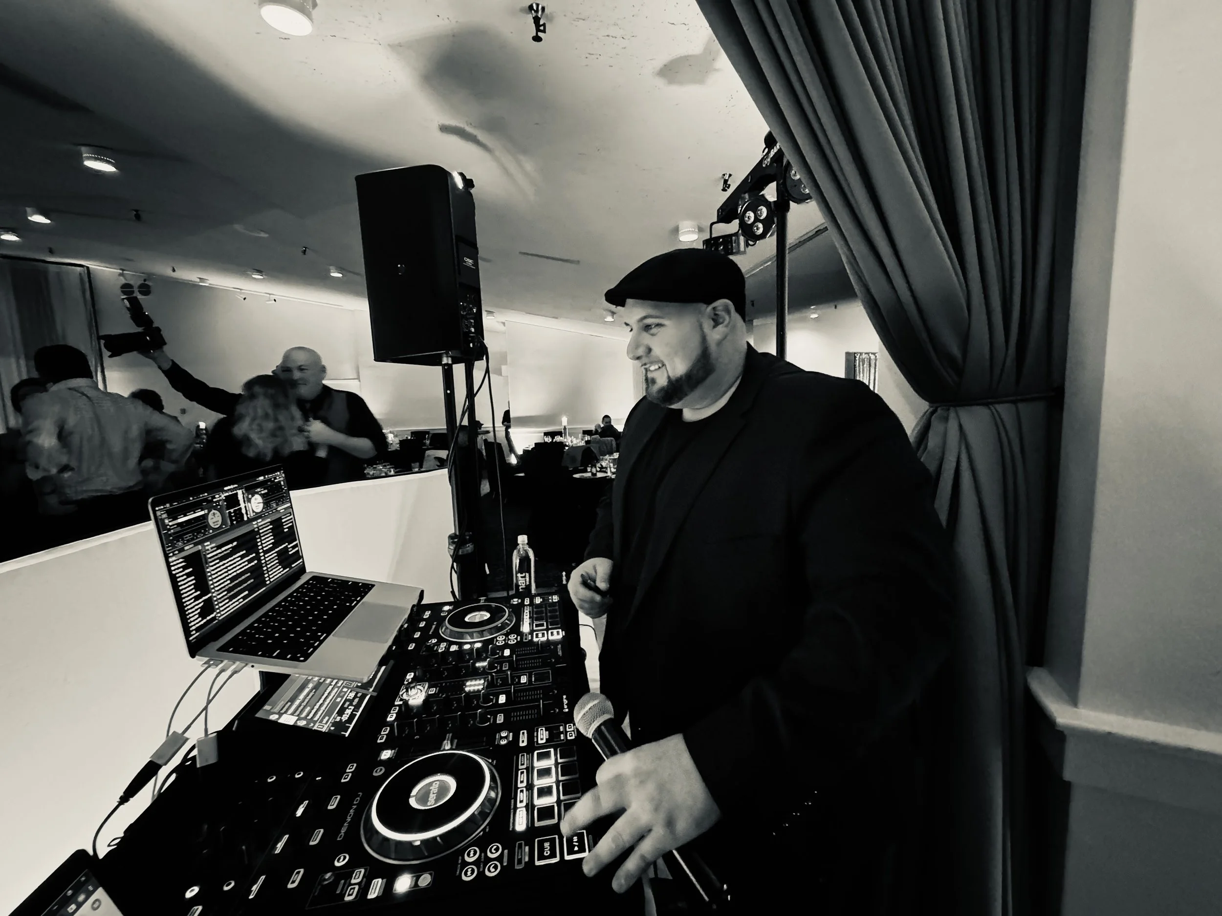 MV3 Events DJ performing at an event